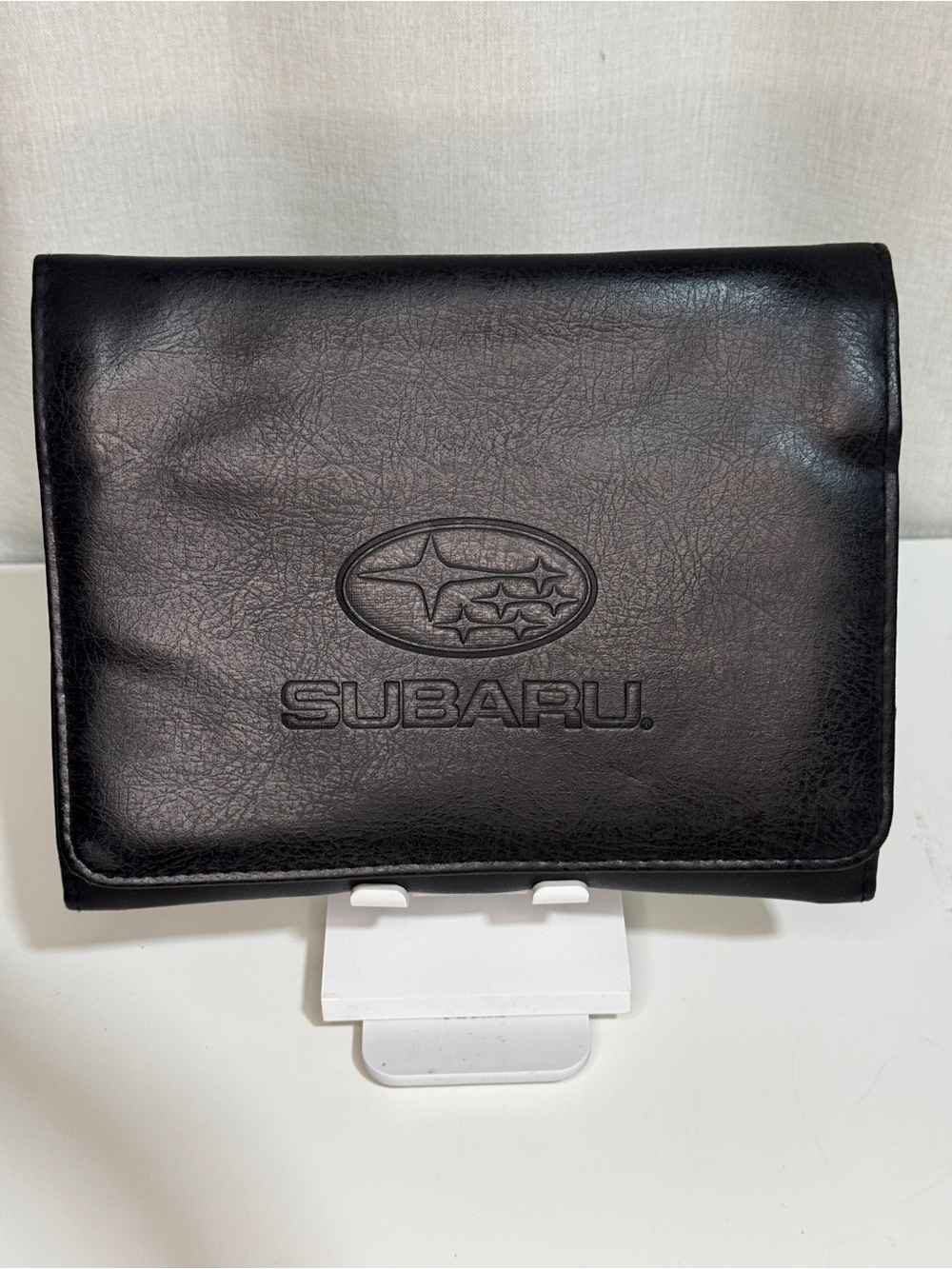 Subaru Owner’s Manual Case Black with Logo Accent CASE ONLY